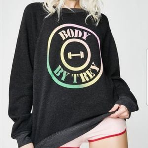 Wildfox Body by Trey Sweatshirt Small